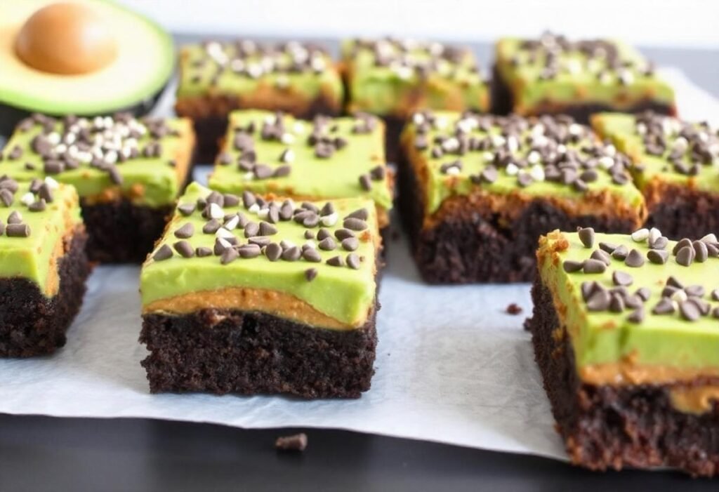 Avocado Peanut Butter Brownies