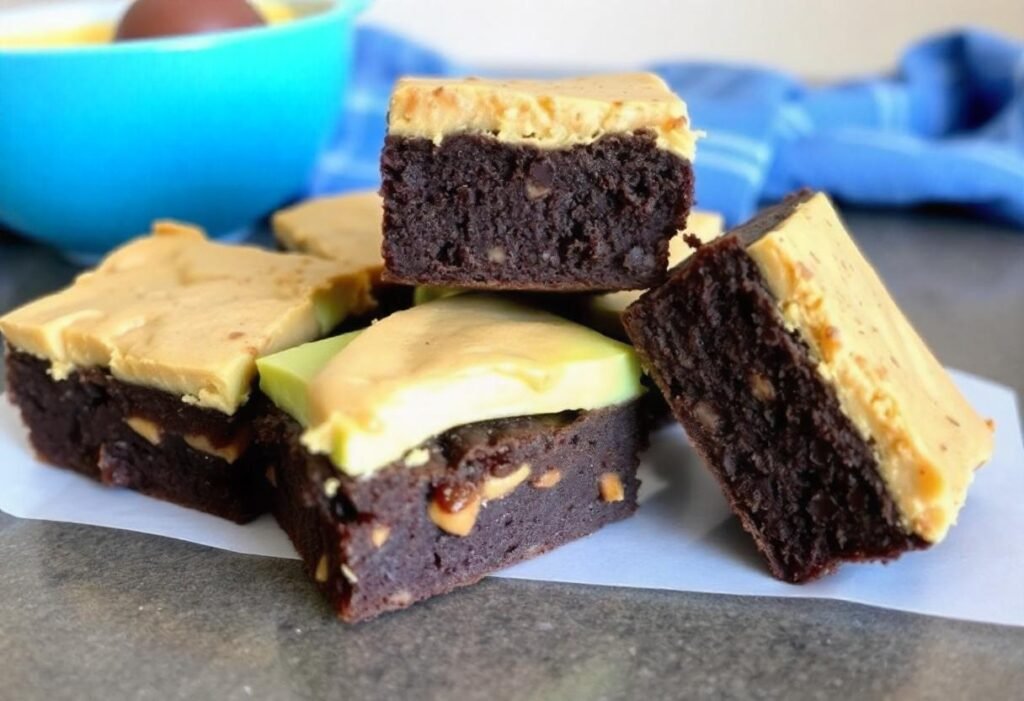 Avocado Peanut Butter Brownies