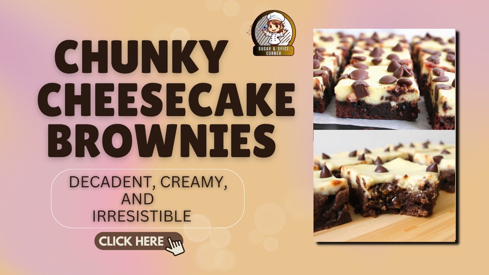 Chunky Cheesecake Brownies