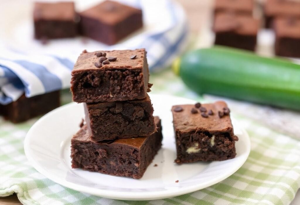 Grandma's Chocolate Zucchini Brownies
