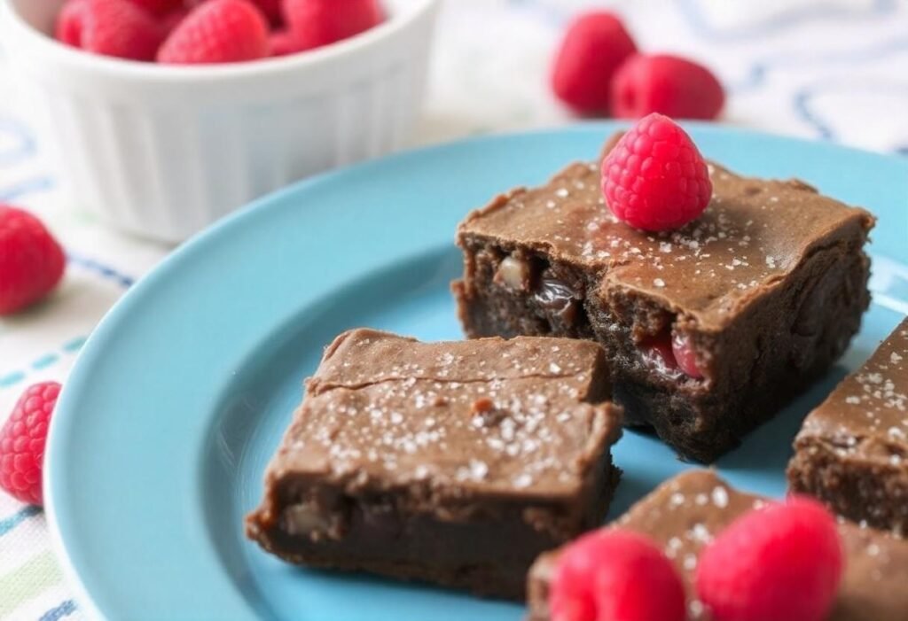 Raspberry Fudge Brownies
