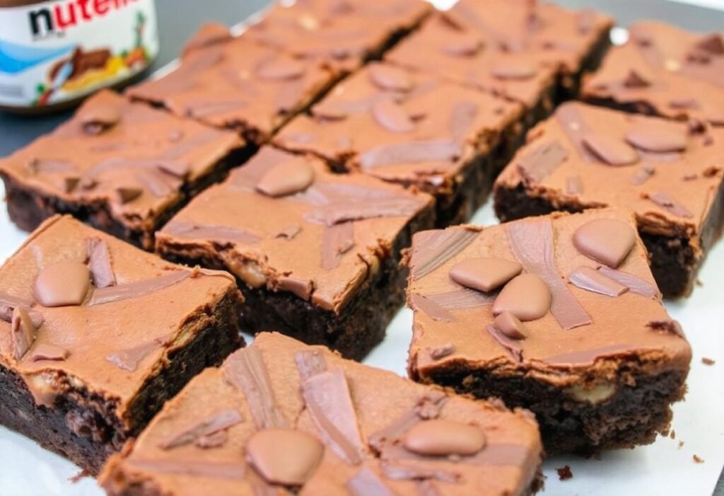 Nutella Crack Brownies
